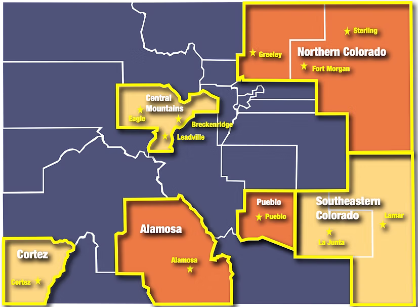 The state of Colorado and it's counties